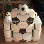 lastest sofa designs 2014 shanghai zhanxing new sofa hot sale inflatable football sofa-ZX-CM044