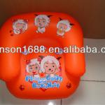 PVC inflatable armchair/Flocked inflatable sofa