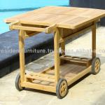 FSC Teak Serving Trolley-