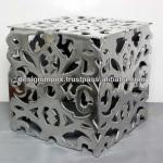 Aluminum square stools, metal square stools