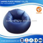 hot sale inflatable blue bean bag chair