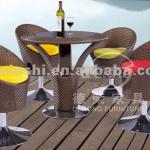 rattan bar set