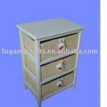 white indoor Wooden cabinet