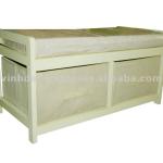 2 non woven fabric drawer storage bench