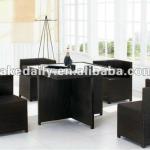 indoor rattan furniture dining set