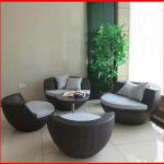 stackable eggs PE rattan outdoor sofa furniture /indoor used furnitue sofa set-AY-S1040