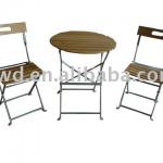 2010 patio metal steel foldable bistro set