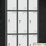 9 door steel locker