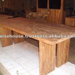 Indonesia Furniture-Reclaimed Teak Dining Table-