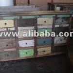 RECYCE WOOD 16 DRAWER CABINET
