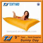 durable waterproof cheap modern oversize yellow soft beanbag beds for adult-BB198