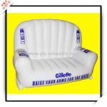 New blue printing white fashion inflatable furniture