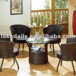 outdoor wicker bistro set