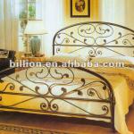 2012 china manufacturer new design wrought iron double beds antique beds decorative beautiful beds-wrought iron double beds