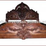 wooden king size bed