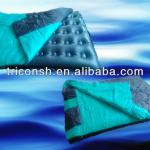 airbed with sleeping bag