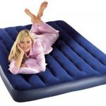 PVC double flocked air bed