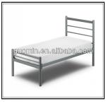 Durable wrought iron single bed designs