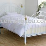 wrought iron white bed