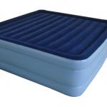 King Size Raised Airbed Inflatable Flock on Top