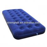 Eco-friendly single flocking airbed inflatable air mattress