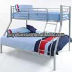 Metal triple bunk bed,Top single - Bottom Double-MBB-04