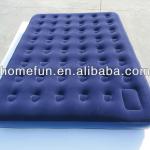 2013 new design inflatable flocked pvc 48holes folding sofa bed for furniture with built-up pump