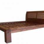 Teak Antique Beds Dark finish - Balinese style furniture-JFB-018