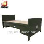 Unique design military metal bed with locker