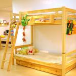 Wooden Bunk Bed-