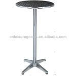 Aluminum round bistro table