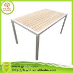 2013 Outdoor 304 stainless steel teak table