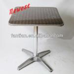 2013 high quality furniture square metal table for bar square metal table with 4 foot square metal table for dining furniture