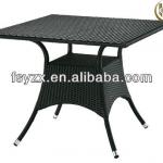 Outdoor furniture PE rattan dining table