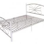 single metal bed