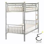 Modern Steel Twin Bunk Bed For School military