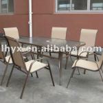 7pcs garden sling furniture set