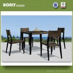 Aluminum table and chair set or outdoor metal furniture