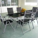 popular aluminium garden table set-TW-01-1
