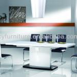 High gloss modern dining set