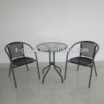 Steel frame texeline bistro set