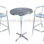 Good Quality Aluminium Bar Table Chair Set