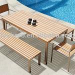 Outdoor plastic wood chair-artificial