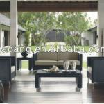 GA-3080 rattan sofa with cushion-GA-3080 wicker chair