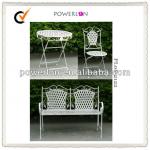 Rustic folding antique iron garden furniture