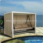 Fashionable Four-poster Garden Swing Set-YB-BED-01