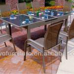Automatic extension table sets garden furniture outdoor furniture-S11003