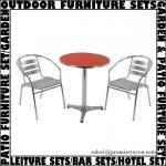 the latest morden fashionable durable aluminum furniture sets garden table and chair PAS102