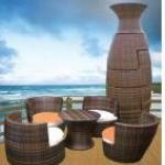 Aluminium Rattan Chair-