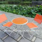 Folding garden metal furniture